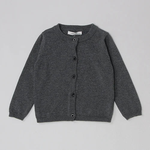 2024 New Autumn Children Long Sleeved Cartoon Print Casual Loose Sweater Baby Girls Knitting Cardigan Coat Kids Knitted Cardigan