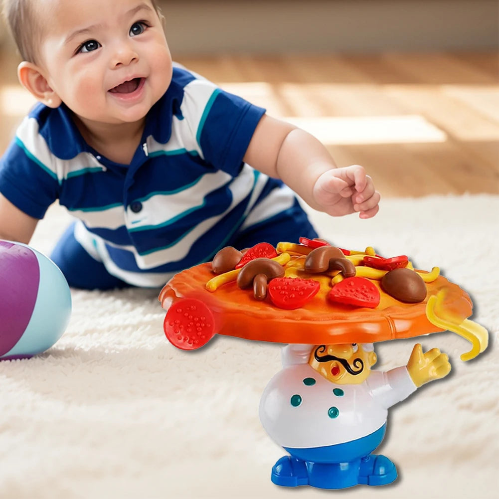 Topple Pizza Stacking Game Balance Pizza Children Toys Board Game Simulation Pizza Desktop Game Pile-up for 2-4 Players
